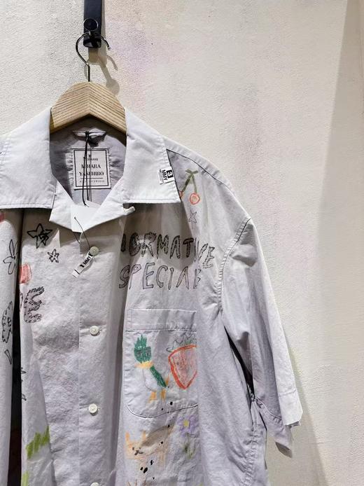 男款涂鸦短袖衬衫ba019 商品图2