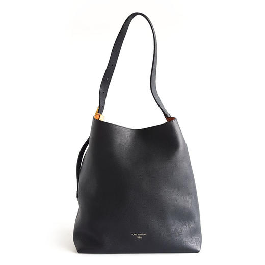 【95新】LV路易威登M24856中号黑色全皮Low Key Hobo水桶包单肩包女士260326JJ02 商品图2
