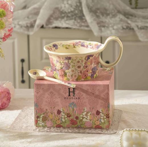 限时特惠～打翻了莫奈油画调色盘🎨美到犯规的奢级瓷器餐具🥰仿中古欧式的巅峰之作【华典繁花似锦/铃兰系列餐具】 ✅优选瓷料，不含铅镉 ✅安全釉中彩 商品图6