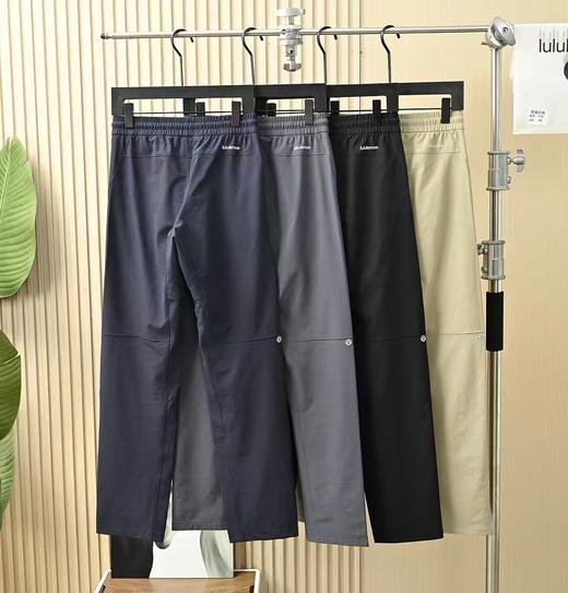 F032766春秋季新款轻量立体版型抽绳设计男士梭织长裤 商品图0