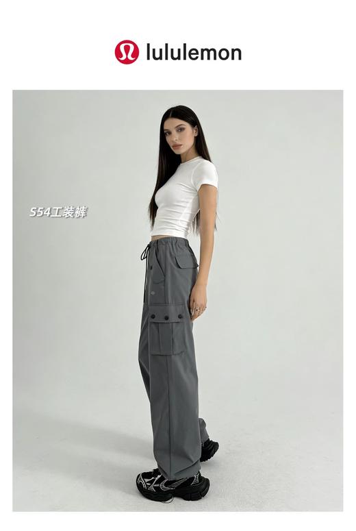 F0327106春夏新款女士速干工装裤高腰阔腿版型防晒速干裤 商品图8