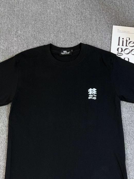 F032797仙人掌+岩石印花短袖T恤男女同款宽松情侣半袖 商品图5