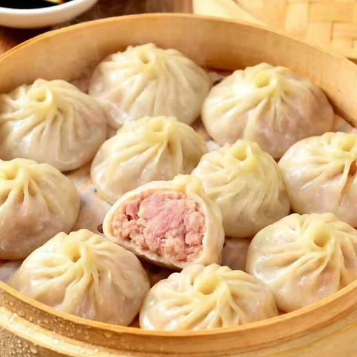 100%纯手工鲜肉汤包 3.7/斤100个装 45/袋 最新日 商品图1