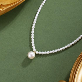 子佩集【珍爱永恒】银S925珍珠惜王妃项链【ZZXL047】吊球镀金2602