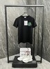 F032724夏季新款端丝光棉男女同款胸前徽标涂鸦logo短袖T恤 商品缩略图3