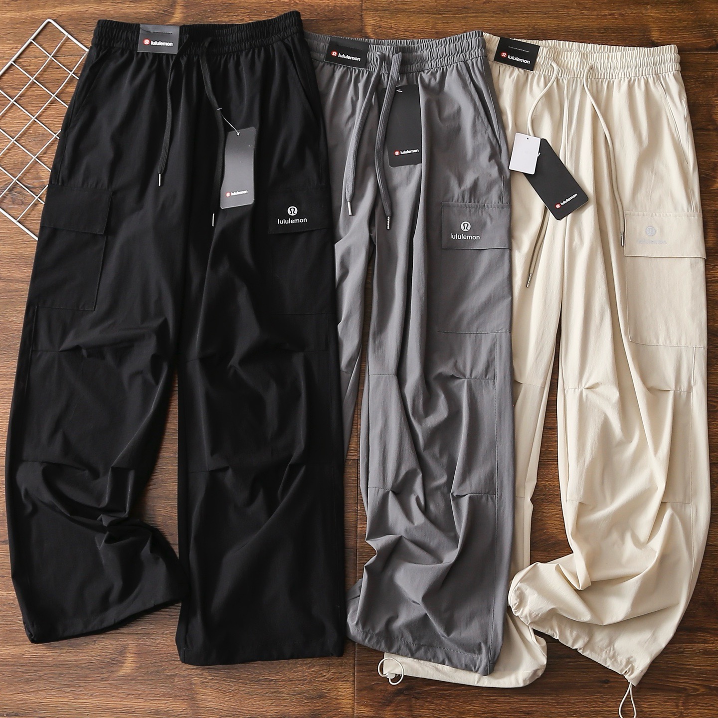 情侣款！26新春季潮流露家工装裤情侣同款休闲运动卫裤直筒裤