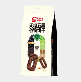 A旷华零添加五黑谷物饼（208g）