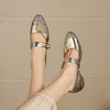 【预售5天】镂空透气凉鞋女夏季真皮软底银色女鞋舒适不累脚单鞋ASN&3390 商品缩略图0
