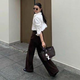 100%棉直筒牛仔裤｜气质窄版高腰设计，一穿就自带时髦感