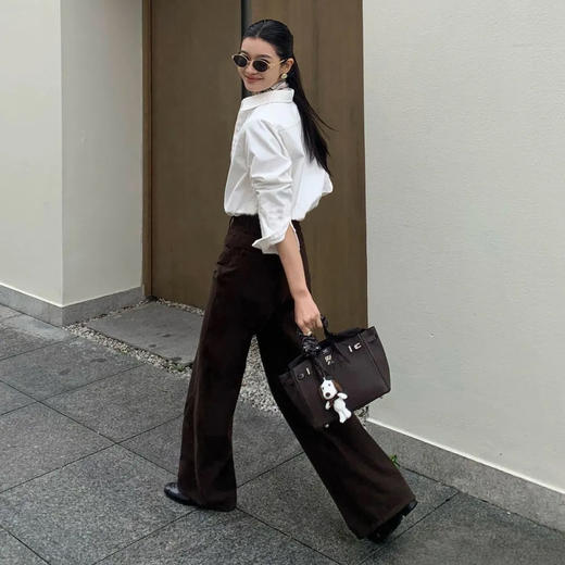 100%棉直筒牛仔裤｜气质窄版高腰设计，一穿就自带时髦感 商品图0