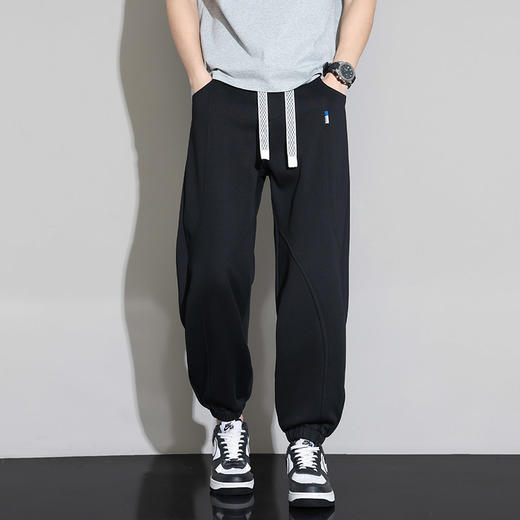 【DYF】大依优型大码男装春季束脚休闲长裤潮流直筒运棉质气卫裤300斤 商品图1