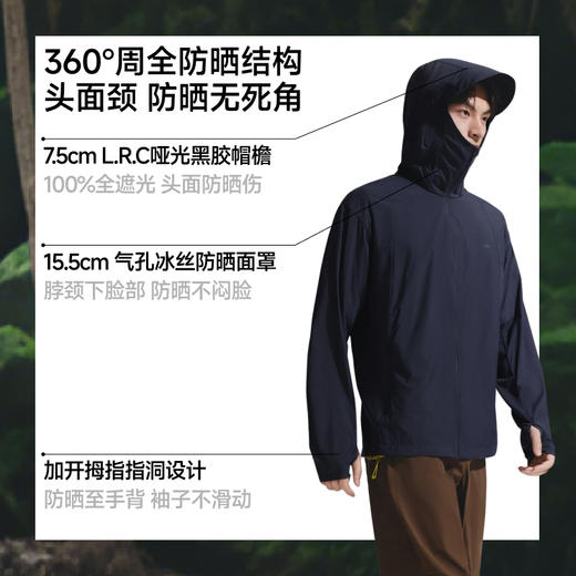 【26春夏新品】蕉下男士轻薄透气防晒衣（常规款）TS407 商品图4