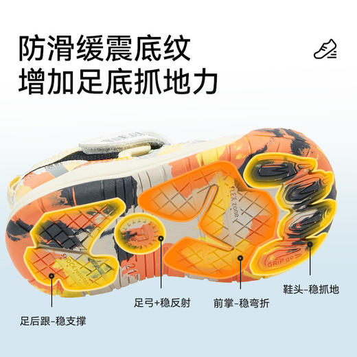 泰兰尼斯218学步鞋夏季新款童鞋户外凉鞋男童防滑机能鞋女童鞋子T07T6B8809 商品图3