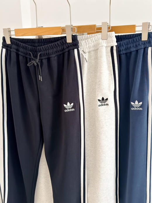 男女同款AD三叶草同款直筒束口针织长裤 商品图8