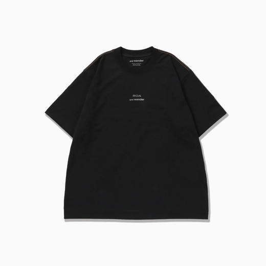 ROA x and wander LOGO printed T 联名款印花LOGO圆领短袖T恤 商品图3