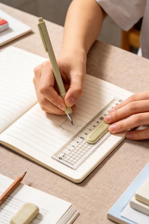 博酷18cm波浪双刻度护眼套尺&直尺 商品图4