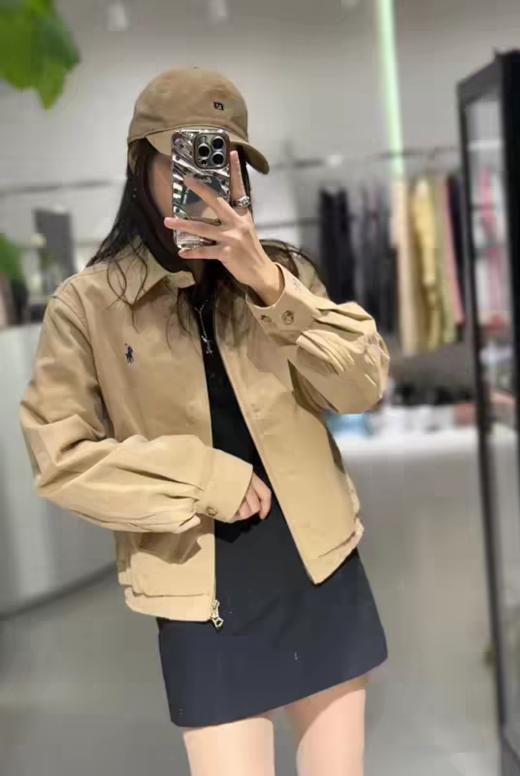 拉夫新款新撞色领刺绣棒球夹克 商品图12