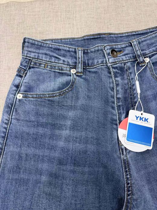 F0327111春夏新款轻复古九分牛仔阔腿直筒牛仔裤 商品图6