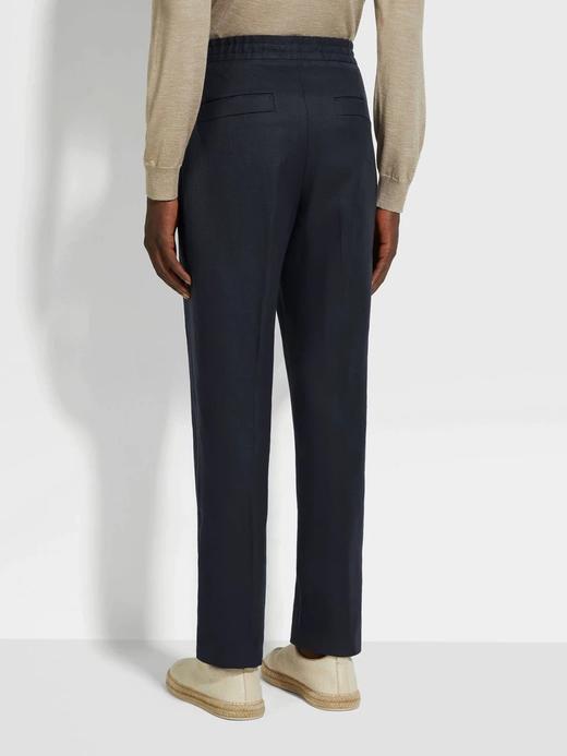 Zegn*a男士棉麻长裤 商品图2