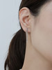 【挚友限定】克拉闪耀  18k金经典钻石耳线 春日穿搭长耳线 灵动耳畔 克拉级闪耀钻石 1ct  弹力双夹 3g 商品缩略图1