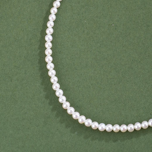 子佩集银S925珍珠惜王妃项链【ZXLY3-3.5MM】珠串2602 商品图2