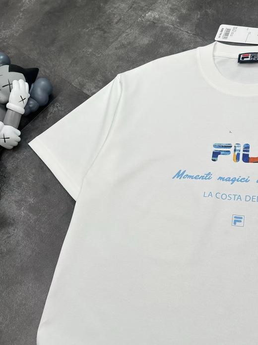 F032717简约运动休闲宽松百搭直喷印花女款短袖T恤 商品图9