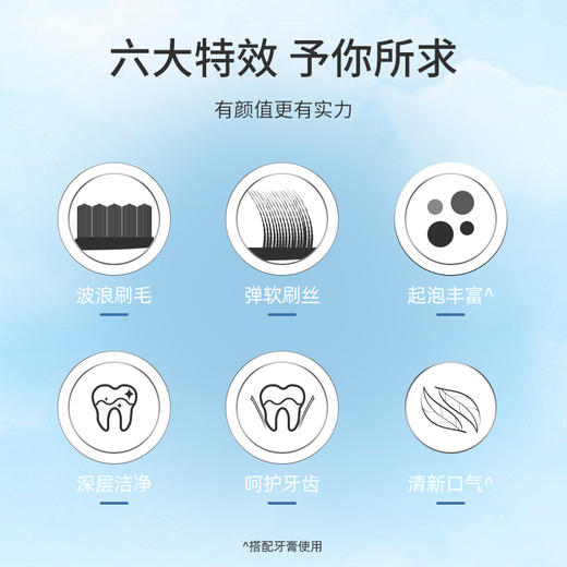 FROG青蛙 超洁系列615A牙刷1支装*6板 QC615A-C9-1 商品图2