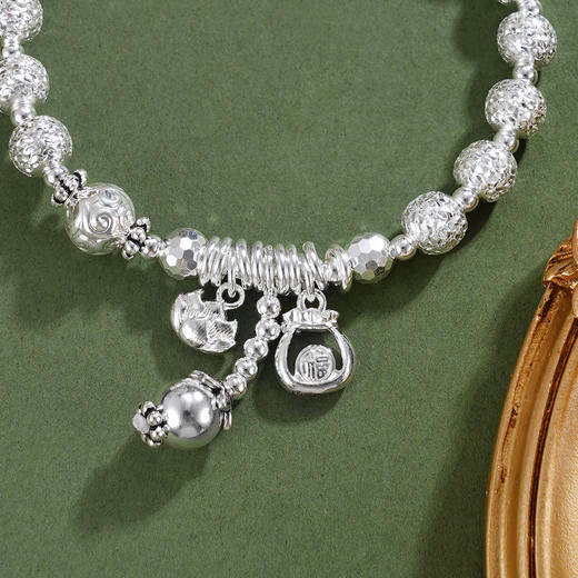 子佩集【幸福年年】银S925手串手链【TSB0001-59】切面珠手链福袋2602 商品图2