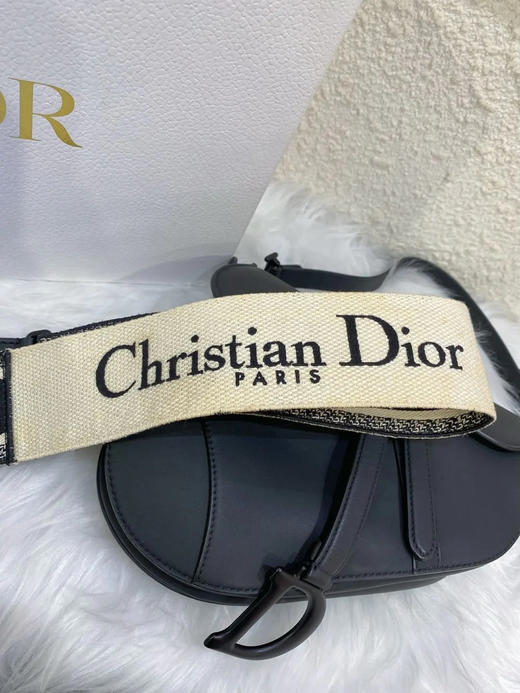 Dior Saddle 中号 box牛皮 so black 马鞍包 商品图2