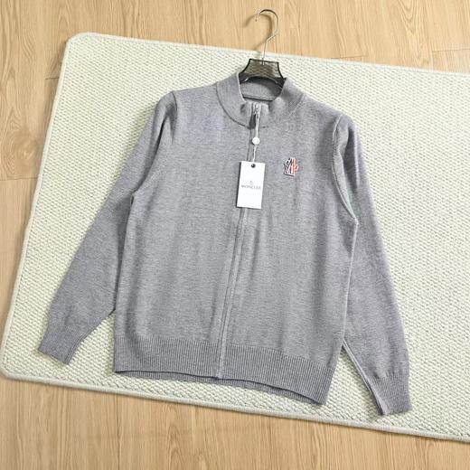 F032795春季男士新款羊毛混纺针织衫男装拉链外套 商品图4