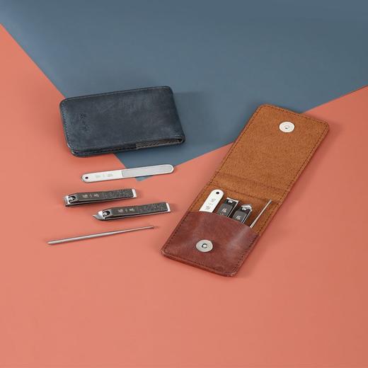 张小泉 神纹系列修甲三件套-琥珀棕 H60373050 商品图3