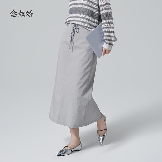 【商场同款】CNS6436 “ 工装风休闲半裙  ” 雅致灰色好穿减龄好搭配 商品图4