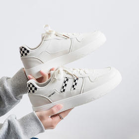 分销【人本春季鞋】人本爆款轻便休闲鞋女2026秋季新款多巴胺韩版ins潮百搭外穿板鞋 RB-S0092396