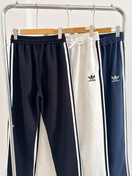 男女同款AD三叶草同款直筒束口针织长裤 商品图9