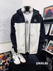 F032735春季新款户外运动内外双拉链训练重工连帽长袖冲锋衣 商品缩略图0