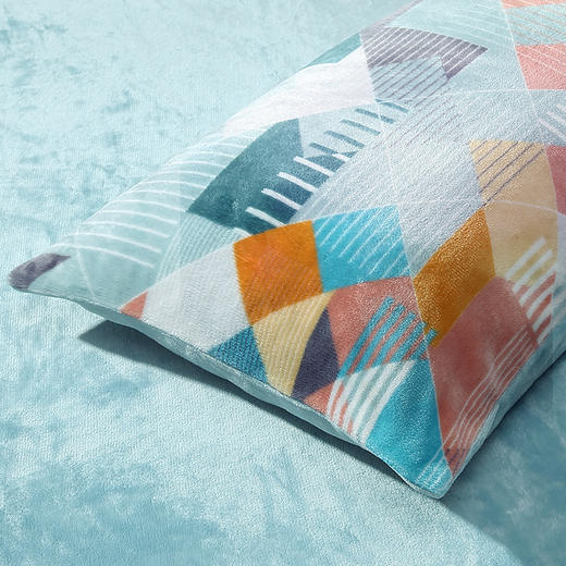 富安娜 牛奶绒四件套-北欧风尚 商品图2