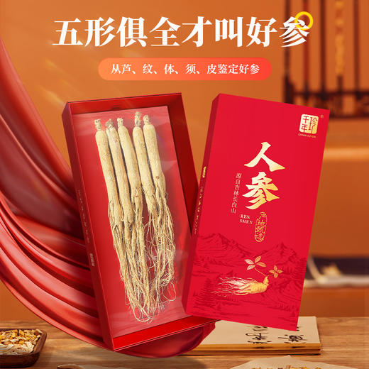 千年珍全须人参礼盒 长白山产区 多规格 商品图0