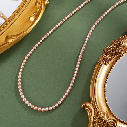 子佩集银S925珍珠惜王妃项链【ZXLY4-4.5MM】珠串2602 商品图0