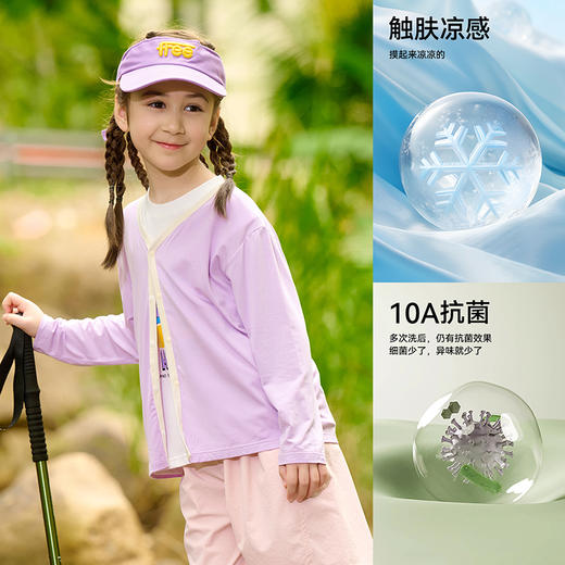 【凉感开衫】棉花堂针织开衫FD61171  兰精莫代尔   10A抗菌  防螨  柔软丝滑  透气透湿 商品图3