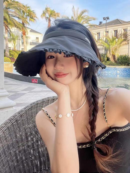 <曾小咸推荐>3.29 花边空顶遮阳帽 日常价79/件！ 活动价49/件！！【预售款，预计3-15天发货】 商品图3