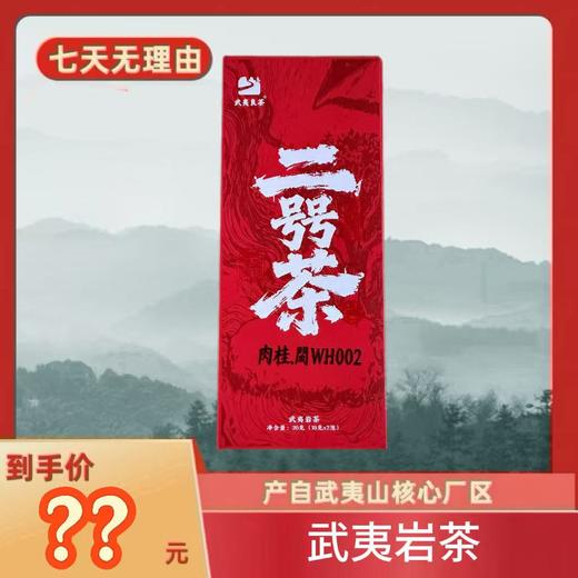 【二号茶】 武夷岩茶乌龙茶 10g*2泡 商品图0