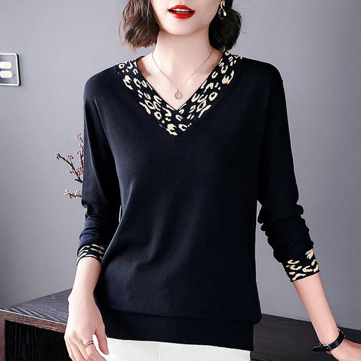 爆款打底衫女士毛衣2025新款秋大码女装时尚洋气品牌正品高档上衣 商品图4