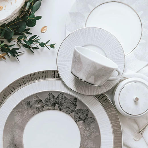 Bernardaud/柏图欧式奢华高端餐盘餐厅展示盘鱼盘沙拉碗 商品图2