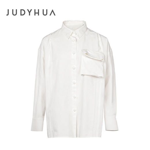 JUDYHUA 被解构的时间层叠口袋衬衫 商品图4