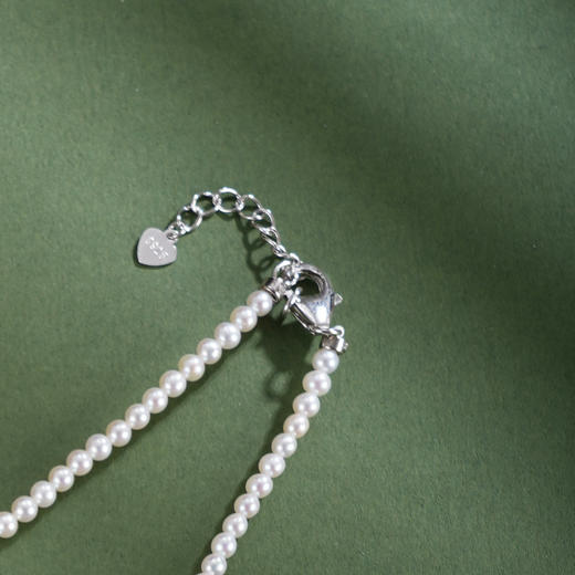 子佩集银S925珍珠惜王妃项链【ZXLY3-3.5MM】珠串2602 商品图3