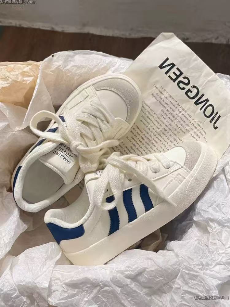 【HF】无忧购“清仓福利”（55/2件）韩版低帮帆布鞋女系带厚底平跟板鞋百搭休闲鞋（截单后3-5天发货)