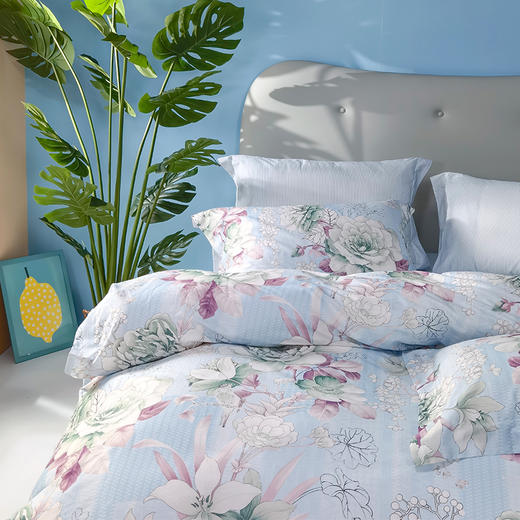 富安娜 纯棉四件套-晴云秋月 商品图2