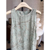 万物生长 苎麻莱赛混纺 超轻盈H型one-piece背心连衣裙 巨显白的粉绿色 南法度假和日常通勤都可 商品缩略图4