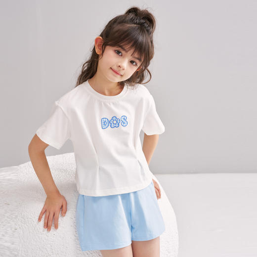 笛莎Deesha 2026年夏季新款松饼熊女童套装套装 商品图4
