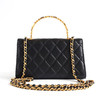 【95新】CHANEL香奈儿AP2946B0884294305 22B黑金羊皮珐琅手柄款单肩斜挎手提包女士230326AK25 商品缩略图4